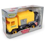 Wader Middle Truck śmieciarka yellow w kartonie 32123