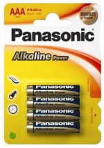 PANASONIC Baterie AAA/LR03 Alkaline Power 4szt.