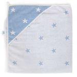 Ceba Ręcznik dla niemowlaka 100x100cm Stars Blue Melange