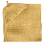 Ceba Ręcznik 100x100 cm Waffle Line Cream Gold - okrycie kąpielowe
