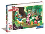 CLEMENTONI puzzle 104 maxi SuperKolor Mickey & Friends 23772