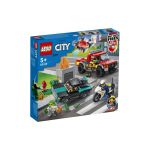 Lego CITY Klocki 60319 Akcja strażacka i policyjny pościg