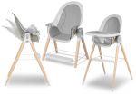 Lionelo MAYA Krzesełko do karmienia 2w1 WHITE odchylane siedzenia