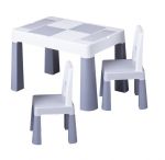 Tega Komplet MULTIFUN 1+2 MF-007-106 szary 2 krzesełka + stolik