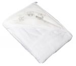 Tega Okrycie kąpielowe SOWA 100x100 SO-007 biały ręcznik